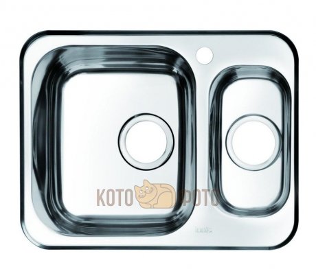 Мойка для кухни нержавеющая сталь, полированная, 1 1/2, чаша слева Iddis Strit STR60PXi77 - фото 1