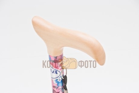 Трость Armed Yu821 розовая с цветами а.20170000109 - фото 2
