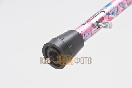 Трость Armed Yu821 розовая с цветами а.20170000109 - фото 4
