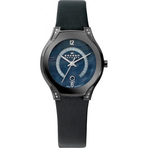 Наручные часы Skagen Leather 886SBLB от Kotofoto