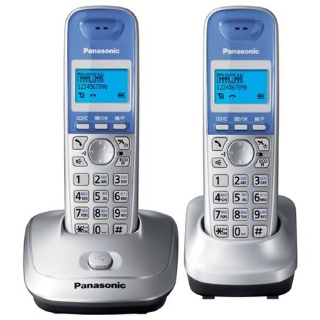 Радиотелефон Panasonic KX-TG2512RUS серебристый