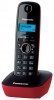 Радиотелефон Panasonic KX-TG1611RUR черный/красный