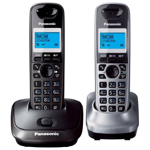 Радиотелефон Panasonic KX-TG2512RU2 титан