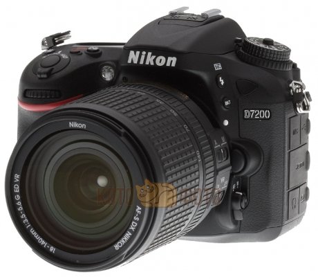 Зеркальный фотоаппарат Nikon D7200 Kit 18-55 VR II - фото 1