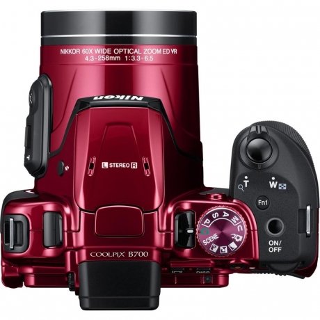 Цифровой фотоаппарат Nikon Coolpix B700 Red - фото 2