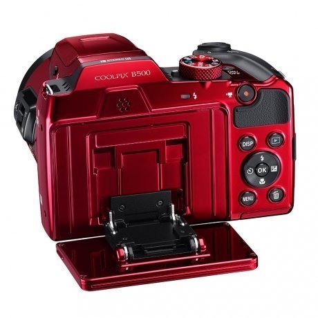 Цифровой фотоаппарат Nikon Coolpix B500 Red - фото 2