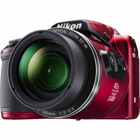 Цифровой фотоаппарат Nikon Coolpix B500 Red - фото 3