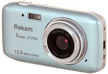 Цифровой фотоаппарат Rekam iLook S755i Metallic Grey - фото 2