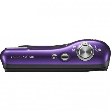 Цифровой фотоаппарат Nikon Coolpix A10 Purple - фото 2