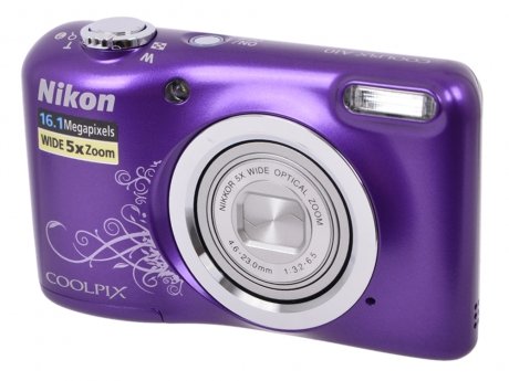 Цифровой фотоаппарат Nikon Coolpix A10 Purple - фото 3