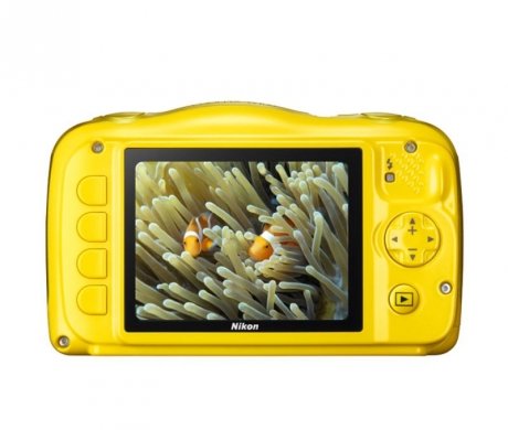 Цифровой фотоаппарат Nikon Coolpix W100 Yellow - фото 2