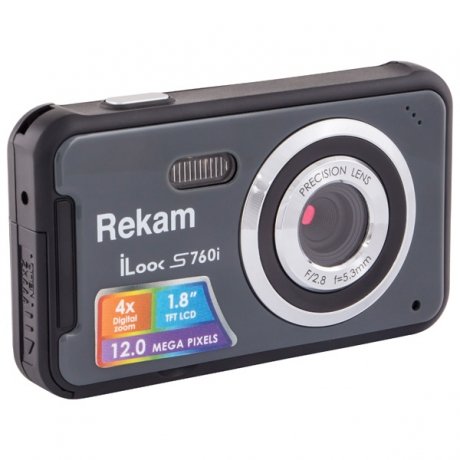Цифровой фотоаппарат Rekam iLook S760i Dark Grey - фото 1