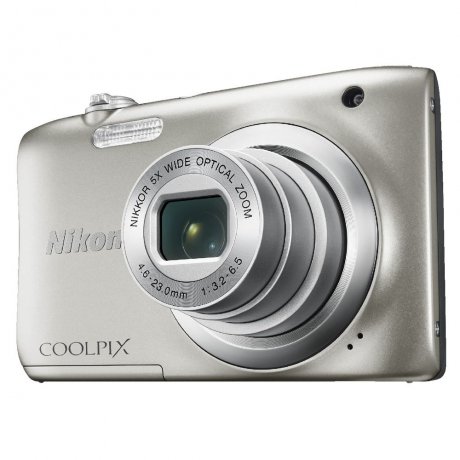 Цифровой фотоаппарат Nikon Coolpix A100 Silver - фото 1