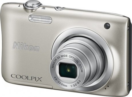 Цифровой фотоаппарат Nikon Coolpix A100 Silver - фото 2