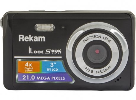 Цифровой фотоаппарат Rekam iLook S970i Metallic Black - фото 1