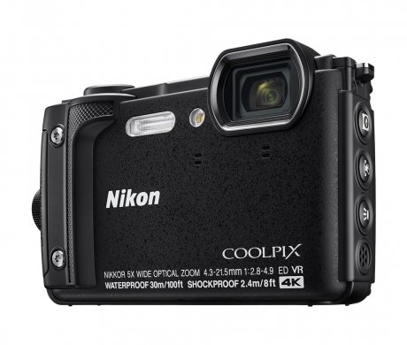 Цифровой фотоаппарат Nikon Coolpix W300 Black - фото 1