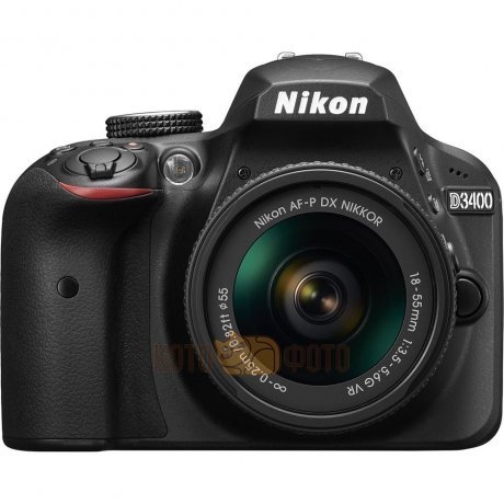 Фотоаппарат зеркальный Nikon D3400 kit AF-P 18-55 - фото 2