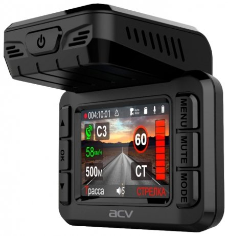 Видеорегистратор ACV GX-8000 КОМБО +антирадар+GPS-информатор - фото 1