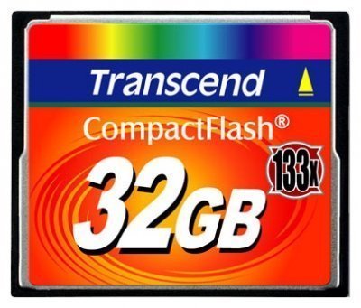 Карта памяти CompactFlash Card 32GB 133X Transcend