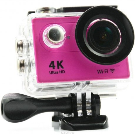 Экшн камера EKEN H9R Ultra HD Pink - фото 1