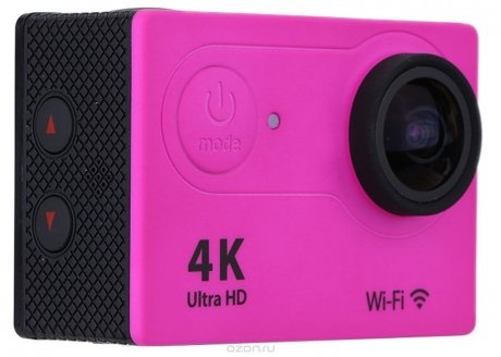 Экшн камера EKEN H9R Ultra HD Pink - фото 2