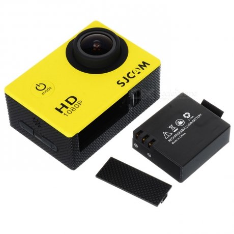 Экшн-камера SJCAM SJ4000 Yellow - фото 2
