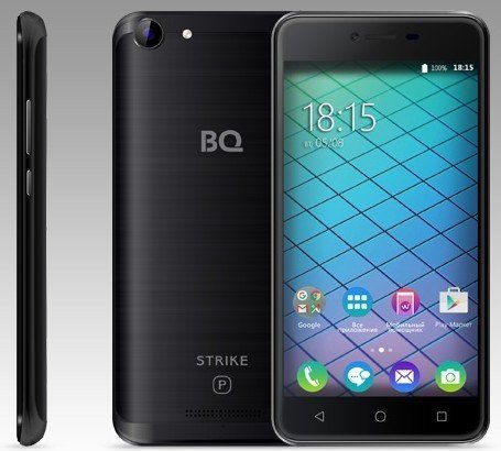 Смартфон BQ Mobile 5059 Strike Power Black - фото 3