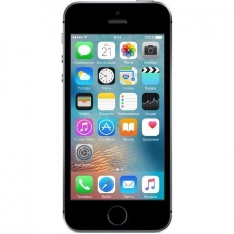Смартфон Apple iPhone SE 128GB Space Grey (MP862RU;A) - фото 4