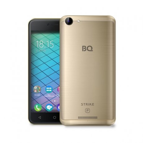 Смартфон BQ Mobile 5059 Strike Power Gold - фото 1