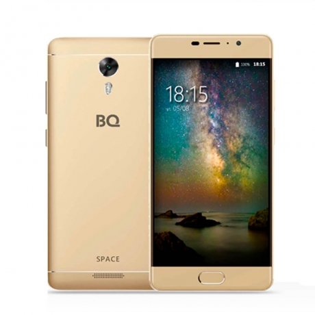 Смартфон BQ Mobile 5202 Space Lite LTE Gold - фото 1