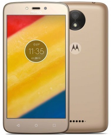 Смартфон Motorola Moto C Plus 16Gb 1Gb LTE Gold - фото 1