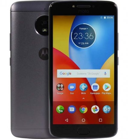 Смартфон Motorola Moto E4 Plus 16Gb LTE Dual sim Iron Grey Blue - фото 1