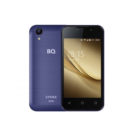 Смартфон BQ Mobile BQ-4072 Strike Mini Blue - фото 1