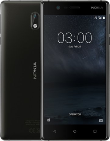 Смартфон Nokia 3 DS Black - фото 1