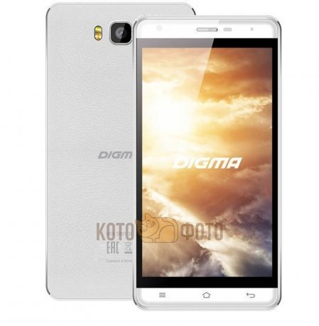 Смартфон Digma Vox S501 3G White - фото 1