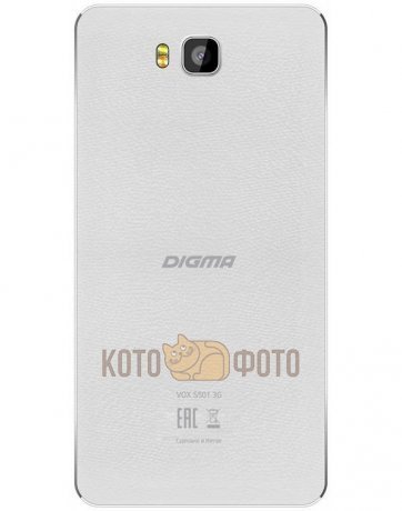Смартфон Digma Vox S501 3G White - фото 3