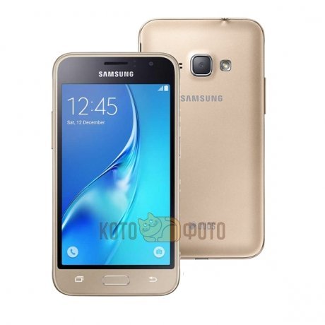 Смартфон Samsung Galaxy J1 (2016) gold SM-J120F Gold - фото 1