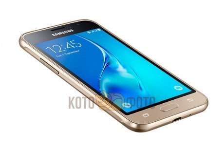 Смартфон Samsung Galaxy J1 (2016) gold SM-J120F Gold - фото 4