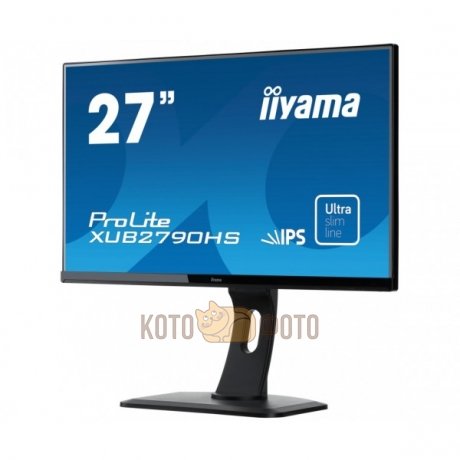 Монитор Iiyama XUB2790HS-B1 черный - фото 1