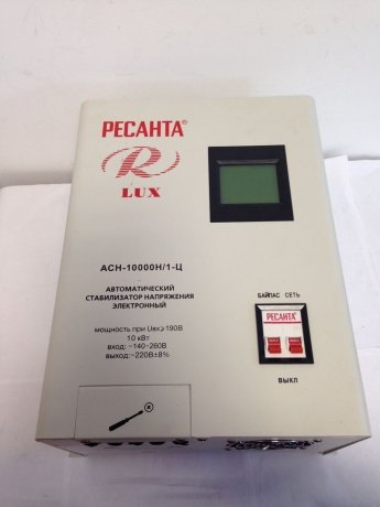 Стабилизатор Ресанта АСН-10000 Н/1-Ц Ресанта Lux (Уценка) - фото 1