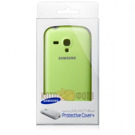 Samsung Protective Cover+ S3 mini Green - фото 2