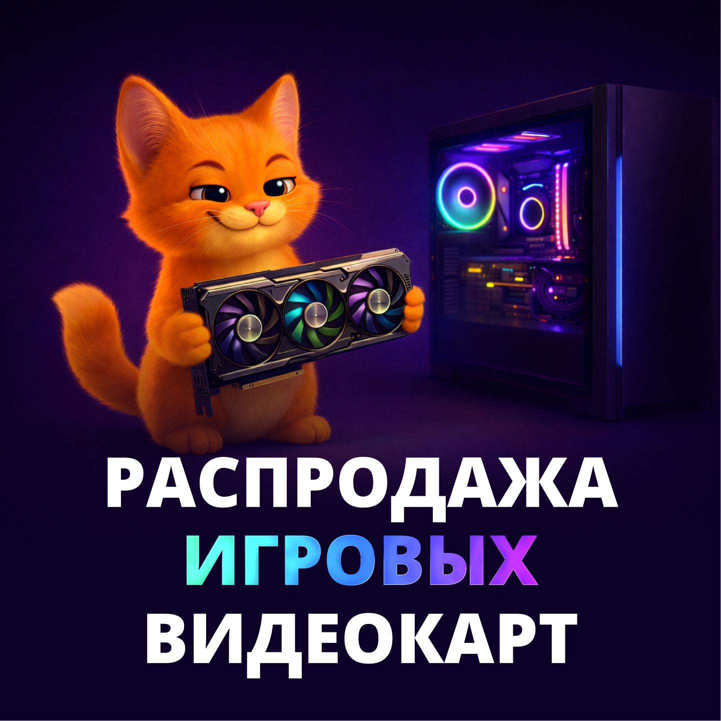 Космическая распродажа игровых видеокарт