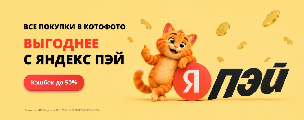 Оплата с Яндекс Пэй: выгодные покупки в КотоФото!
