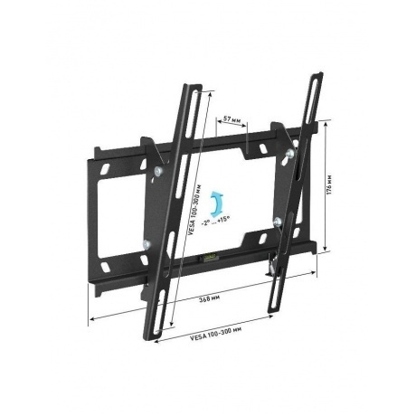 Кронштейн для телевизора Holder T3626-B черный - фото 2