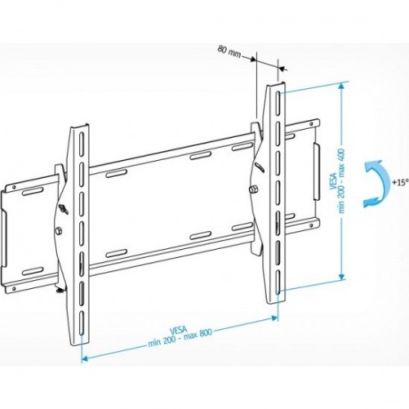 Кронштейн для телевизора Holder PTS-4006 черный - фото 13