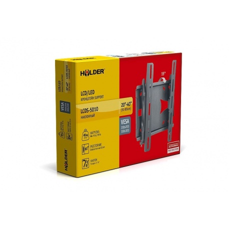 Кронштейн для телевизора Holder LCDS-5010 черный - фото 11