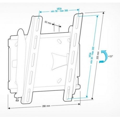 Кронштейн для телевизора Holder LCDS-5010 черный - фото 17