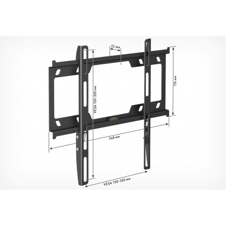 Кронштейн HOLDER LCD-F3616-B черный - фото 2