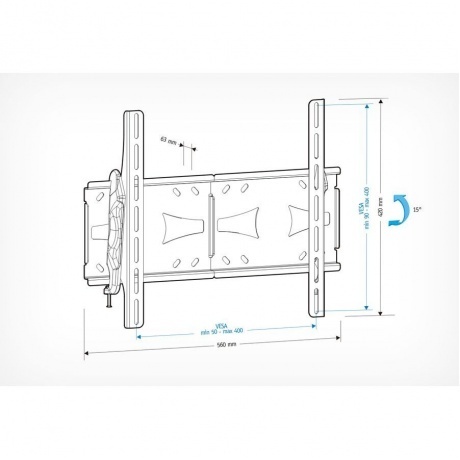 Кронштейн HOLDER LCDS-5071 металлик - фото 2