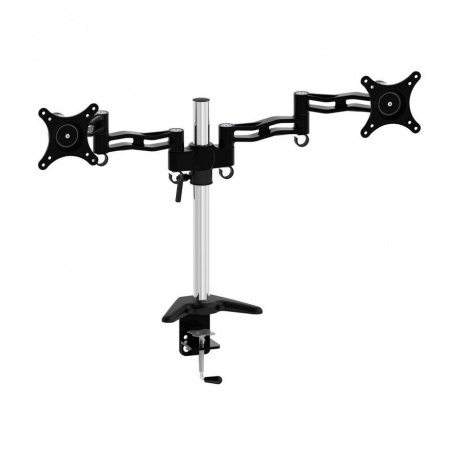 

Кронштейн для мониторов Cactus CS-VM-D08-AL серебристый 13"-27" макс.8кг настольный поворот и наклон